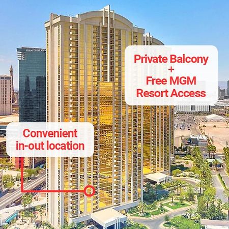 Lady Luck'S Vista - Private Balcony - Full Kitchen - Two Full Baths - Jetted Tub - Full Mgm Grand Resort Access W No Resort Fee At Mgm Signature Las Vegas Luaran gambar